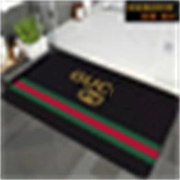 Diseñadora alfombra famosa estera de piso clásica de moda de baño estampado alfombra alfombra de piso de la alfombra clásica alfombra de baño no slip piso de piso 02