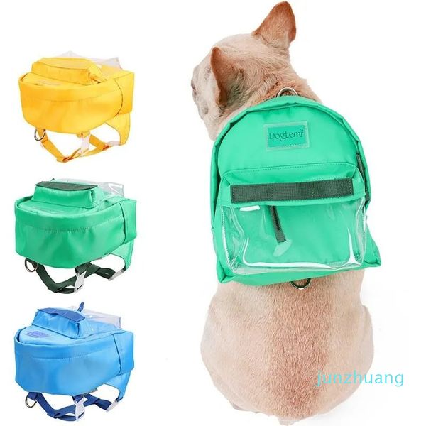 Designer -Carrier Pet Backpack Pour Petits Chiens Moyens Cartable Portable Largecapacity Dog Snack Bag Outdoor Travel Dog Self Backpack