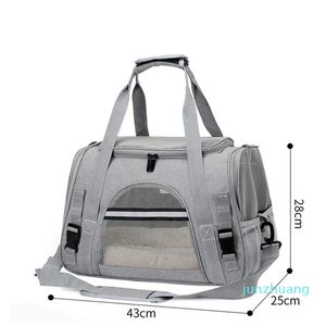 Designer -Carrier Softside Carriers Portable Pet Bag Pink Dog Carrier Bags Blue Cat Carrier Outgoing Travel Respirant Pets Handbag