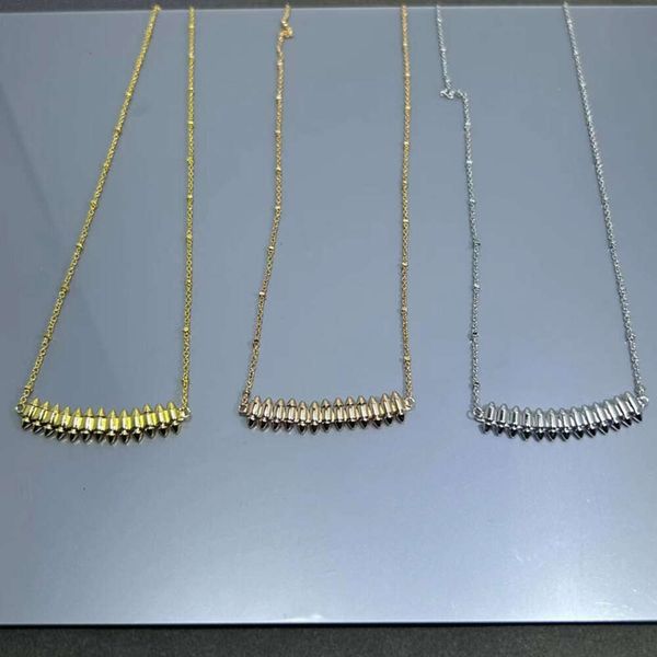 Carter – collier à balles en or pour femmes, chaîne à rivets très flexible avec sensation d'or véritable