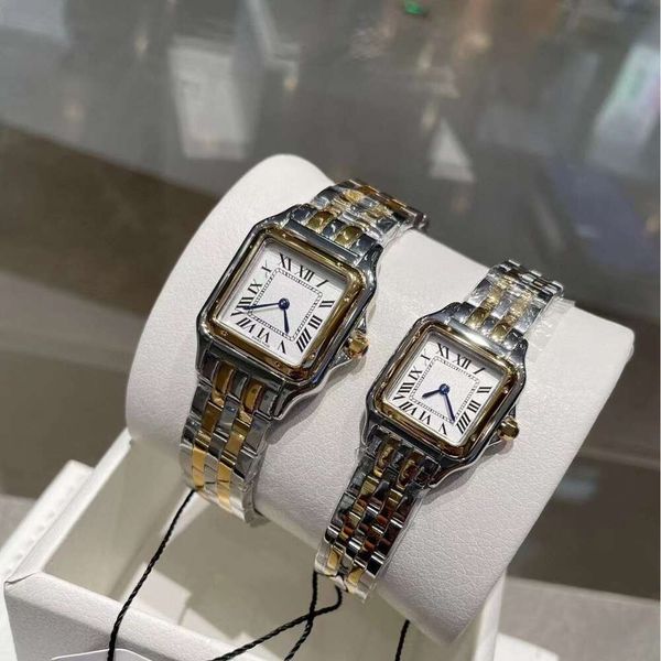 Designer Cartes's Watchs Fashion Luxury Watch Classic Watchs Watch's Watch Fashion Classic Classic Sandoz Square Roman Face Cheetah Series Quartz Watch Lot Top Quality