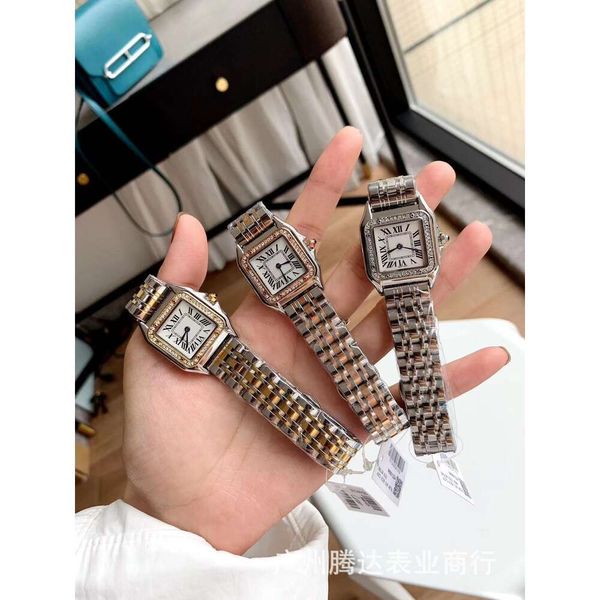 Diseñador Carti Watches Fashion Luxury Watch Group Group compra de tarjetas de moda SHANDUSI Roman Cheetah Two aguja y medio cuarzo para mujeres Reloj