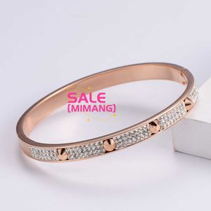 Designer Cartres Bangle yz diamant clouted clous Internet Internet célèbre bracelet à succès japonais et coréen pour femmes 6ykp