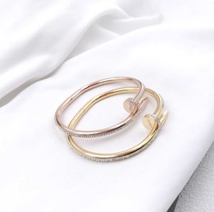 Designer Cartres Armband 18k gouden ketting Dames 2024 Nieuwe Koreaanse editie Niet-vervagende diamanten set Buigende nagel Net Rood