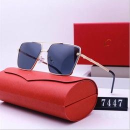 Gafas de sol de diseño Carttier Gafas de sol de diseñador para el gusto de marca Shenzhen2020 Jobs Curlywigs Gafas Unisex Viajes Lee Barrera Continua