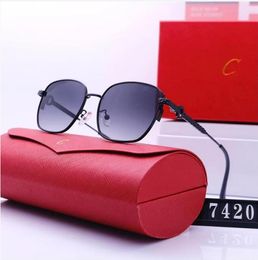 Diseñador Gafas de sol Carttier para mujeres para hombres Fuerte mejor ganancia radical gafas de sol VE 4361 Small Square Sol Gafas Opcional Polarizadas Anti-UV Gafas de sol polarizadas