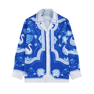 Ontwerper Casablanca Heren T-shirt Damesmode Katoen Casual overhemd Kleding M-Xxxl #Cs01