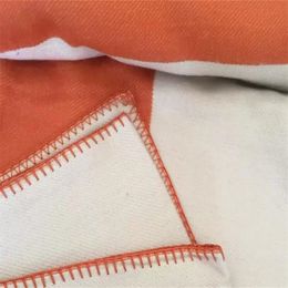 ontwerper kasjmier dekens luxe brief thuis reizen gooien zomer airconditioning deken stranddeken handdoek tieners zachte sjaal 130cm*180cm