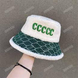 Diseñador Cashmere Bucket Hat Cap Hombres Mujer Gorras de béisbol Gorros bordados de invierno Casquetas Sombreros de pescador Moda para hombre Sombrero de punto