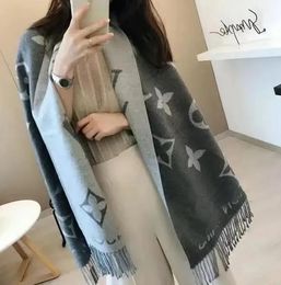 Designer kasjmier sjaal voor dames nieuwe mode herfst/winter warme sjaal sjaal warme kleding collocatie