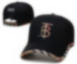 Diseñador Casquette Caps Moda Hombres Mujeres Gorra de béisbol Algodón Sombrero para el sol Alta calidad Hip Hop Clásico Lujo Burberr Sombreros C-7