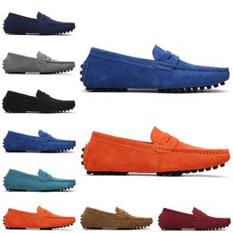 Diseñador mocasines casuales Nuevos zapatos gai hombres des chaussures vestidos vintage triple negro verde rojo azul zapatillas para hombres caminando corriendo 38-47 al por mayor 394 s