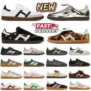 Designer Casual OG schoenen Bold Indoor 80s Kith Classics Sporty Rich Wales Bonner Shoes Luipard Print Cloud Witte kern Zwart Gum Green Sports Sneakers Trainer 36-45