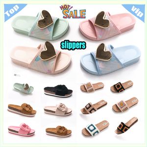 Designer Casual Platform anti-collision hoofdband Slides Slippers Mannen Vrouw dragen anti-leer zachte zolen sandalen Flat Summer Beach Slipper Maat 36-40