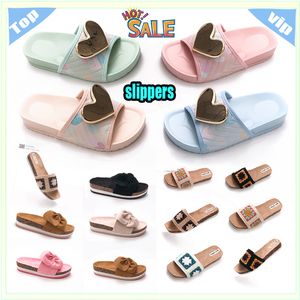 Designer Casual Platform anti-hoofdband Slides Slippers Mannen Vrouw slijtvast anti-leer zachte zolen sandalen Platte zomer strand slipper maat 36-40