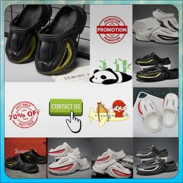 Designer Casual Platform Half Pack Pantoufles Sliders d'été Hommes Femmes Sandales Anti Slip Résistant à l'usure Sandales à mémoire Coussin Pantoufle Nuage Slide Intérieur GAI