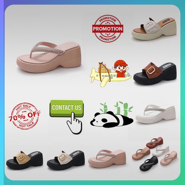 Designer Casual Plate-forme High Rise Semelle épaisse PVC Pantoufles Sliders d'été Hommes Femmes Rainbow Slides Sandales à mémoire Soft Épais Coussin Pantoufle Intérieur