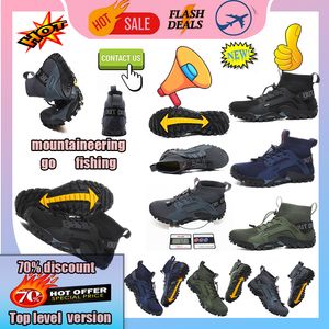 Designer Casual Plate-forme Chaussures de randonnée Hommes Femme Résistant à l'usure Tissu en maille antidérapante Séchage rapide Creek Tracing Chaussures Camping Mountain Sneakers