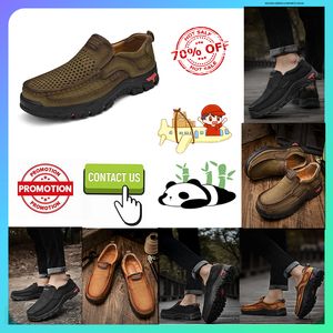 Designer Casual Platform Cuir Randonnée Chaussures de luxe pour hommes en cuir véritable mocassins surdimensionnés Mode Français Anti-usure Chaussures d'affaires taille 38-48