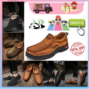 Designer Casual Platform Leer Luxe schoenen voor heren Echt leer oversized loafers Mode Franse stijl Anti-slijtvast Zakelijk 38-48