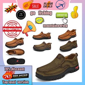 Designer Casual Platform Leren schoenen echt leer oversized loafers casual Antislip slijtvast Ontgeuringseffect Training sneakers maat 38-48