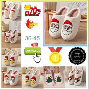 Gratis verzending Designer Casual Platform Pluche Slides Slippers Mannen Vrouw Warm warm houden met pluche Lichtgewicht superzachte zolen Platte Winter san11dals GAI