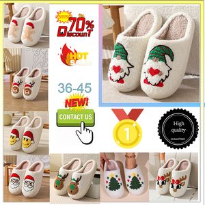 Gratis verzending Designer Casual Platform Pluche Slides Slippers Mannen Vrouw Warm warm houden met pluche Lichte 1gewicht superzachte zolen Platte Wintersandalen GAI