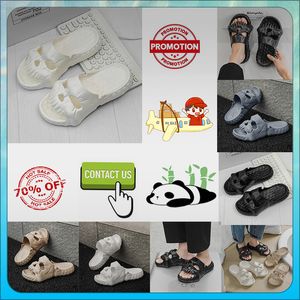 Designer Casual Platform Skelet Hoofd Grappig Eén woord Drag Slippers Vrouw Lichtbestendig ademend Leer rubberen zachte zolen sandalen Plat Zomer