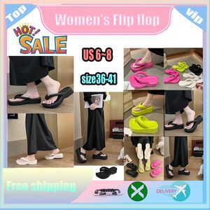 Gratis verzending Designer Casual Platform Slides EVA Slippers Mannen Vrouw Dikke bodem gevoel van het stappen op uitwerpselen ademende super zolen flip flop Platte sandalen