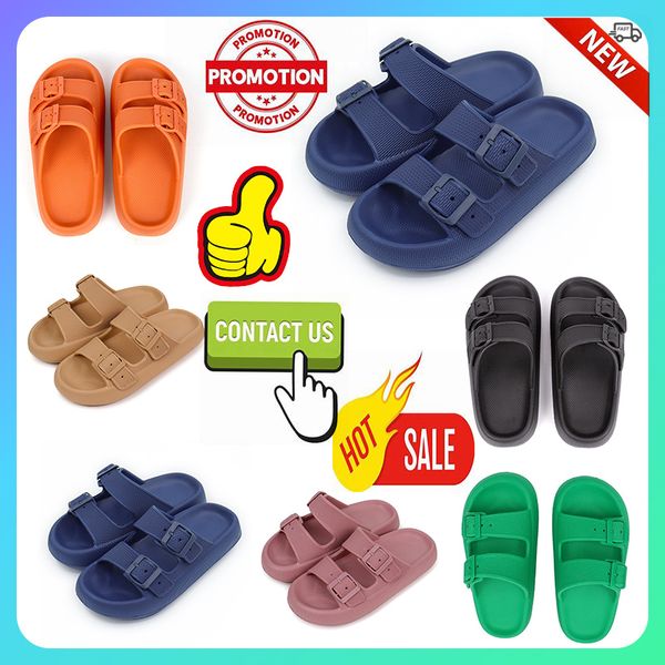 Livraison gratuite Designer Casual Plate-forme Diapositives Pantoufles Hommes Femme Résistant à l'usure Désodorisation Sandalia Cuir Semelles Super Souples Sandales Chaussures de plage plates