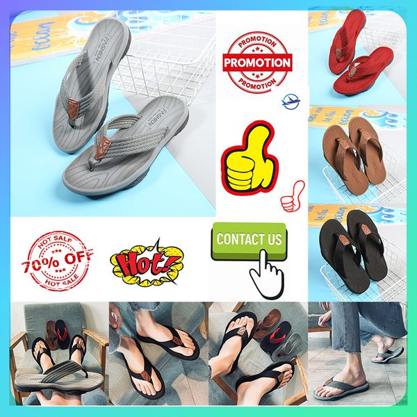 Designer Casual Plateforme Diapositives Pantoufles Femme anti-dérapant poids résistant à l'usure respirant semelles super douces tongs sandales de plage plates GAI