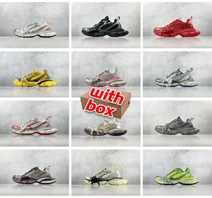 Chaussures décontractées designer 3xl Sneaker en noir gris jaune jaune paris baser des pistes de mode Mesh confortable nylon augmente les baskets hommes femmes jogging jogging randonnée