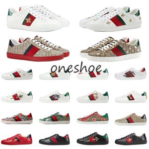 Designer Hommes Femmes Chaussures Casual Bee Snake Tiger Baskets Chaussures Véritable Chaussure En Cuir Broderie Baskets Classiques gucciLyS chaussure Sneaker chaussures