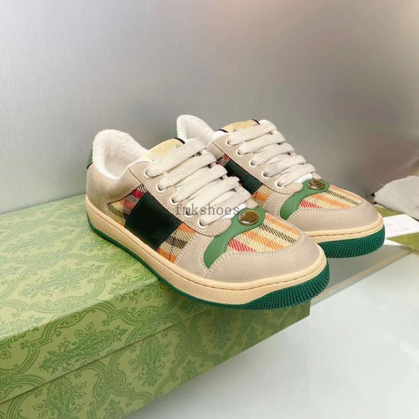 Designer Casual Chaussures Bee Ace Baskets Low Femmes Chaussure Sport Formateurs Tigre Brodé Noir Vert Rayures Marche Hommes Femmes 1977 Baskets Screener 1.25 a3