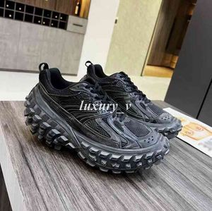 Designer Casual schoenen Beige Black Defender Sneakers Men Women Nylon Rubber Platform Tyre Shoes The Hacker Project Trainers