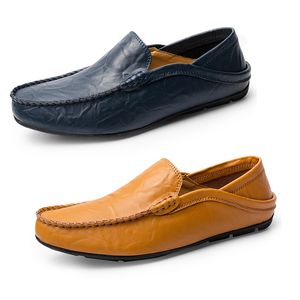 Zapatos casuales de diseñador para hombres, mujeres, GAI, sin cordones, negro, blanco, marrón, azul, para mujer, entrenadores para hombre, zapatillas deportivas al aire libre, talla grande 36-47