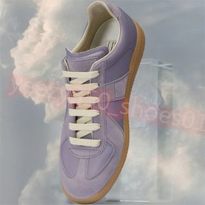 Chaussures décontractées designer Margiela Sneakers hommes Femmes Sneaker MM6 TRAINS SUEDE TRACLE CUIR RÉSÉBRAL