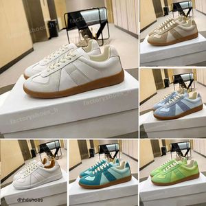 Designer Chaussures décontractées Margiela Sneakers Men Femmes Sneaker MM6 TRAINS SUEDE TRACLER CUIR RÉSÉBRAL