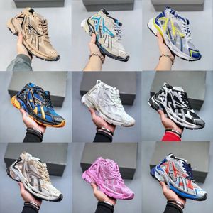 Designer Casual Chaussures Hommes Femmes Triple Tracks 7.0 Runner Sneaker Hottest Tracks 7 Tess Gomma Paris Speed ​​Plateforme Mode Baskets de plein air Taille de chaussure de sport36-46