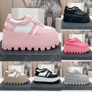 Designer Casual schoenen Platform muffin kleur bijpassende loafers Hakken Sneakers Womens Fashion Party trainers Business Sneaker Sandalen Maat 35-40