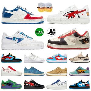 Designer Casual Chaussures SK8 Shark Blanc ABC Camo Blanc Bleu France College Dropout Hommes Femmes Sneaker Pâte Vert Camo Combo Rose Plateforme Chaussure Chaussure de Marche Chaussure de Jogging