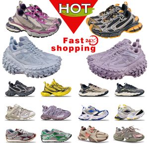 zapatos de diseñador Zapatos Balencaigaities Zapatos casuales para mujer para hombre Zapatillas de deporte Track 3 3.0 Zapatillas de deporte de lujo Triple Negro Blanco Rosa Azul Naranja Ye Dde zapatillas de deporte