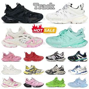 designer gratis verzending casual schoenen track 3 3.0 triple s parijs italië moda geheel zwart en wit cloud tess.s gomma leer nylon bedrukt outdoor wandelschoenen sneakers