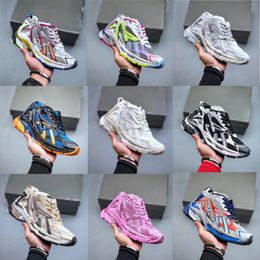 Designer Casual Chaussures Triple Tracks 7.0 Runner Sneaker Designer Hottest Tracks 7 Tess Gomma Paris Speed Platform Mode Sports de plein air taille de chaussure 36-46