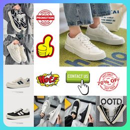 Designer Casual Trainer Platform canvas Sport Sneakers Boardschoenen voor dames heren Modestijl Patchwork Anti-slijtvast Wit Zwart College maat 39-44