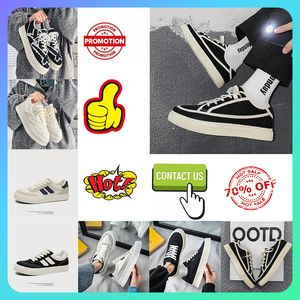 Designer Casual Trainer Platform canvas Sport Sneakers Boardschoenen voor dames heren Mode Patchwork Antislip slijtvast Wit Zwart College maat 39-44