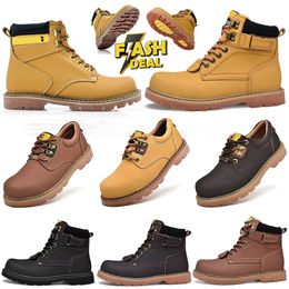 designer kat laarzen tweede ploeg stalen neus werklaars martin zwart geel hoge snowboots meisjes regen winter warm dames heren trainers katten sneakers laarsjes