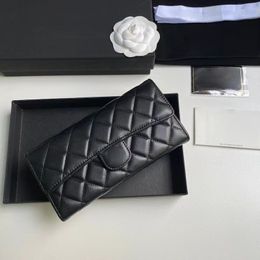 Diseñador billeteras CC Caviar negro Caviar Caviar Goldia y hardware de plateado Mini bolsos Bolsos clásicos Bolsas de embrague Luxurys Mujeres de cartas