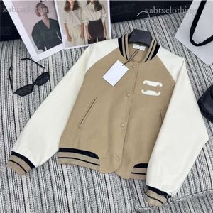 Ontwerper Celiin Jacket Dames Doudoune Baseball Jackets Outerwear Fashion Letter Print Short Style Coats Hip Hop Jacket Streetwear