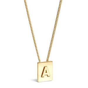 Designer Celins ketting mode -sieraden voor geliefden eenvoudige letter ketting dames koude ketting goud decoratief 251U
